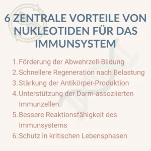 6 positive Eigenschaften von Nukleotiden auf das Immunsystem