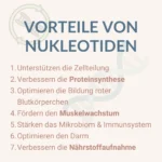 Vorteile der Nukleotide für Sportler
