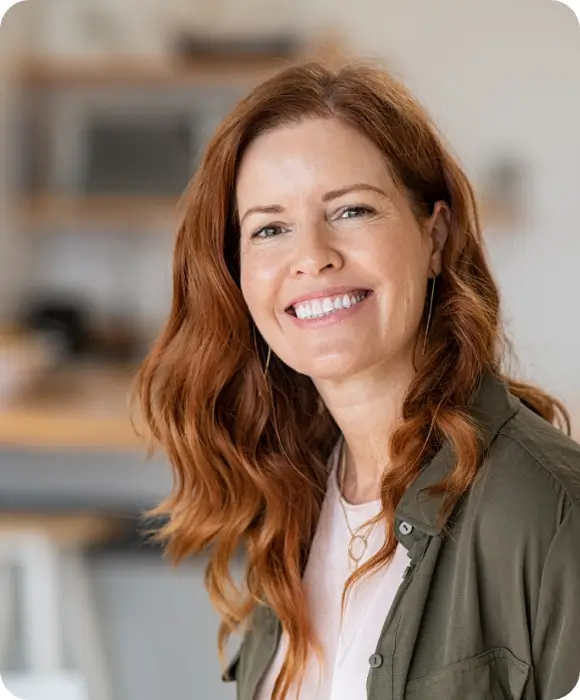 Lachende Person starkes Immunsystem