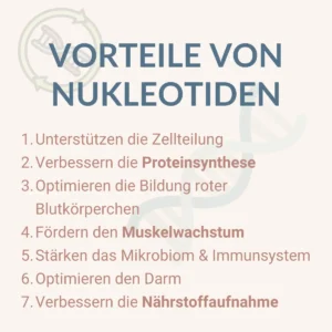 Vorteile der Nukleotide für Sportler